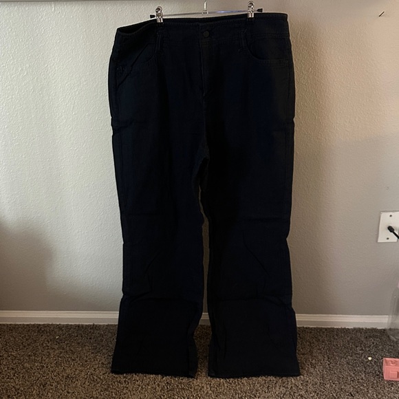 NYDJ Denim - NYDJ Women's Midnight Flare Jeans Teresa Wide Leg, Lift Tuck High Rise